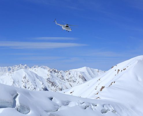 Heli-ski in Kazakhstan, Alatau